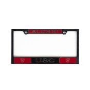 USC Trojans Shield Alumni Black w/ Chrome Inserts License Plate Frame